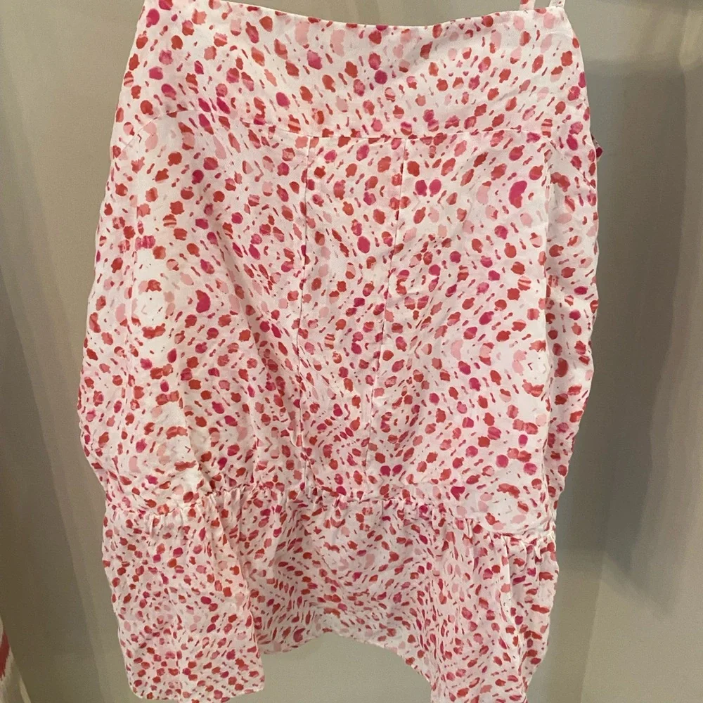 Banana Republic White and Red Tank Top